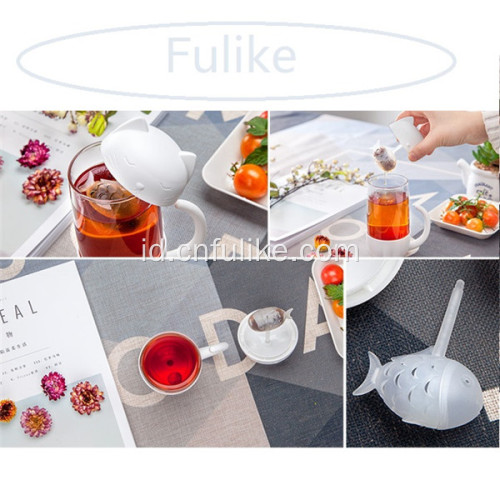 Fashion Style Glass Cup dengan Infuser dan Lid